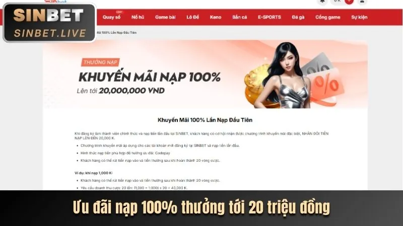 Banner khuyến mãi hấp dẫn tại Nhacai88